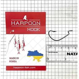 Гачок офсетний HARPOON 1/0 (5шт/уп)