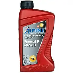 Олива моторна синтетична Alpine Special F 5W-30 API SL A5/B5 Ford WSS-M2C 913-A/B/C/D Renault RN 0700 1 л (23450)