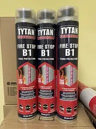 Піна монтажна Tytan Professional B1 вогнестійка 9 л (12 шт. x 750 мл) - мініатюра 4