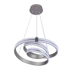 Люстра стельова LED Levistella 78778093 CF, 130W, 3 режими світла, сучасний стиль, білий метал