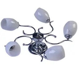 Люстра стельова Brille класична E14 40W CH (LK-221C/5)