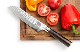 Професійний ніж із дамаської сталі Santoku 18 см GRILLI (88871) - мініатюра 7