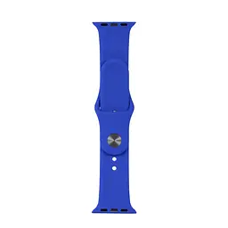 Ремінець Silicone Apple Watch 42/44/45/46/49 мм Deep Blue S (3) (3) - мініатюра 2