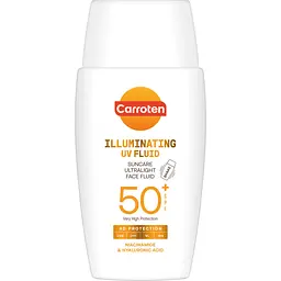 Ультралегкий сонцезахисний флюїд для обличчя Carroten Illuminating SPF 50+ 40 мл