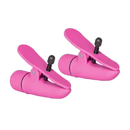 Затискачі на соски з вібрацією California Exotic Novelties, рожеві, 7 см - мініатюра 5