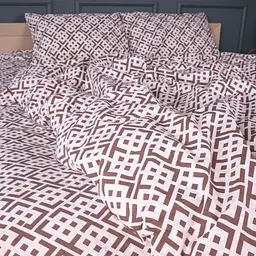Комплект постільної білизни MIRSON Ranforce Elite Abstract Brown 2x160x220см (2200013165545) - мініатюра 2