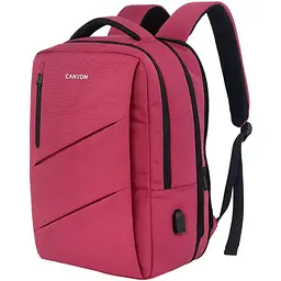 Рюкзак для ноутбука Canyon 15.6" BPE-5 Urban, USB, 12-18L, Red (CNS-BPE5BD1) - мініатюра 1