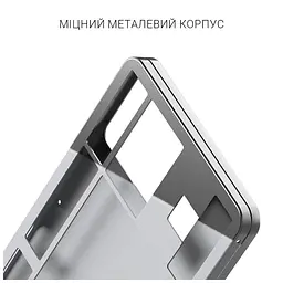 Клавіатура Dark Project ALU87 Daylight ABS RGB Mech G3MS Zircon White/Grey (DPKB_DAYLIGHT_87_ANSI_UA) - мініатюра 11