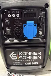 Iнверторний генератор бензиновий 3.5 кВт Konner & Sohnen KSB30iS - мініатюра 4
