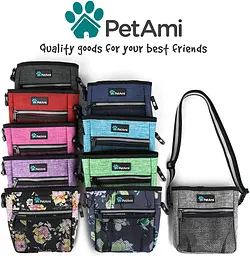 Сумка для вигулу собак PetAmi Floral Grey - мініатюра 7