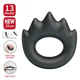 Кільце на пеніс HABERT, super soft silicone, Waterproof PRETTY LOVE BI-210357 102759 - мініатюра 3
