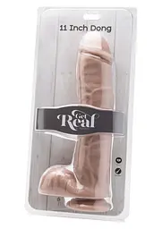 Фалоімітатор Get Real 11 Inch Dong 29 см тілесний - мініатюра 2