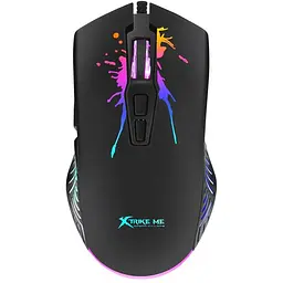 Мишка Xtrike ME GM-215 RGB-LED USB Black (GM-215)