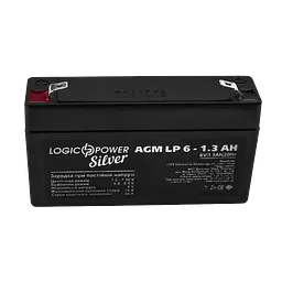 Акумулятор AGM LP 6V - 1.3 Ah Silver - мініатюра 2