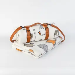 Плед Love You тревел флісовий Веселі котики9107R 150x200 см