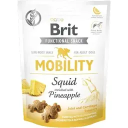 Функціональні ласощі для собак Brit Care Mobility Кальмар з ананасом 150 г