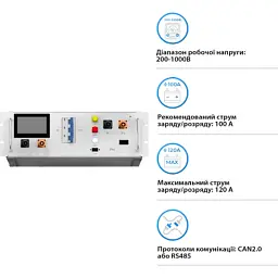 BMS контролер Deye BMS BOS-G-PDU-2 (BOS-G-PDU-2) - мініатюра 2