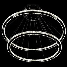 Люстра підвісна Brille з пультом LED 128W WW+NW+CW CH (BR-988S/2) - мініатюра 6