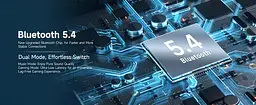 Кісткові бездротові навушники LOBKIN B23 для спорту та бігу з Bluetooth 5.4, активним шумоподавленням та вологозахистом IPX5 - мініатюра 12