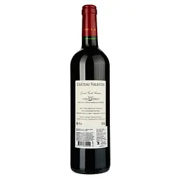 Вино Chateau Valentin, червоне, сухе, 0,75 л - мініатюра 2