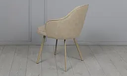Стілець Дакота метал бежевий тканина бежева 560x560x820 - мініатюра 3
