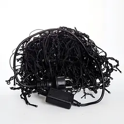 Вулична гірлянда Бахрома GarlandoPro 25 м 405 LED чорний дріт Білий 25MBW - мініатюра 4