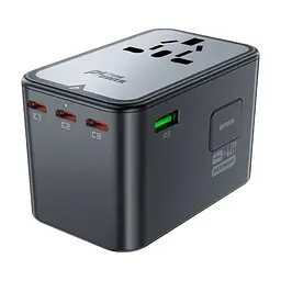 Зарядний пристрій Acefast 5xUSB 75W (3xUSB-C + 2xUSB-A) Gan Z1 Fast Charger (6974316282495) - мініатюра 3