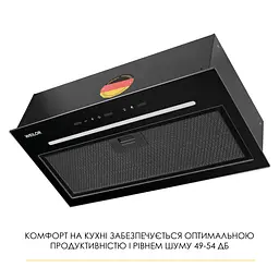 Витяжка повновбудована WEILOR LUNA WBG 55 BLACK - мініатюра 9