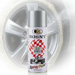 Фарба акрилова Bosny Спрей 400 мл Срібло Silver (№36)