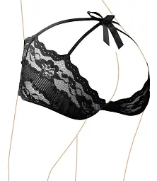 Трусики Cottelli Collection Panties XL чорний - мініатюра 5