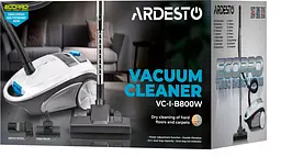 Пилосос з мішком Ardesto VC-I-B800W - мініатюра 4
