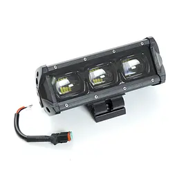 Фара-LED Балка 200 x 70 x 75mm 30W (10W x 3) 10-30V Ближній/Лінза/Black Line/6D Серія 1 шт. 4066