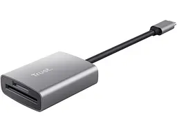 Картрідер Trust Aluminium USB-C Card Reader (24136) - мініатюра 3