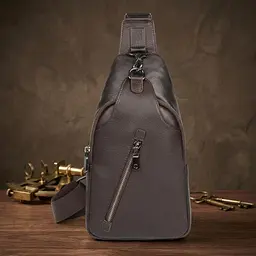 Сумка чоловіча через плече 14952 Vintage коричнева