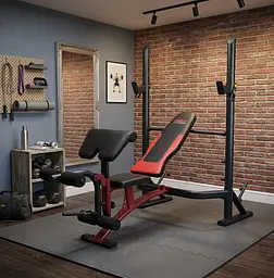 Лавка для жиму York Fitness Delta Pro 2000 з стійкою для штанги та партою Скотта - мініатюра 2