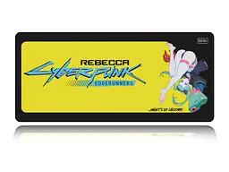 Великий килимок для мишки WorkPlaceShop ME Cyberpunk Rebecca 800 x 300 мм