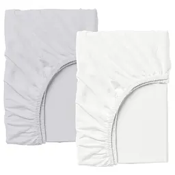 Набір простирадло на резинці 60х120 набір GREY / WHITE COSAS (4822052023945)