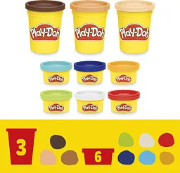 Набір для творчості Hasbro з масою для ліплення Hasbro Play-Doh Шкільні пригоди (F9140) - мініатюра 4