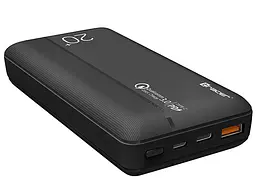Зовнішній акумулятор Powerbank Tracer 20000 mAh PD20W + QC3.0 (Чорний)