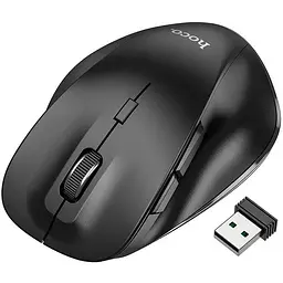 Миша бездротова HOCO GM24 Mystic six-button dual-mode BT та 2.4G чорна - мініатюра 2