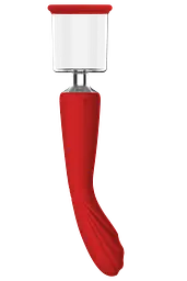 Вібратор Dream Toys Georgia Red Revolution, 29 см червоний - мініатюра 2