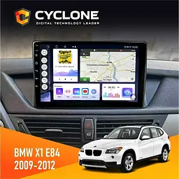 Штатна магнітола BMW X1 (E84) 2009-2012 Cyclone C10-011 4x64, DSP Cyclone (НФ-00005219)