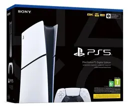 Ігрова приставка Sony PlayStation 5 Slim Digital Edition, White, без Blu-ray приводу - мініатюра 2