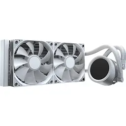 Система водяного охолодження AeroCool Abyss L240R Digi White (ACLA-AD24117.21) - мініатюра 3