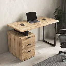 Комп'ютерний стіл з тумбою на три висувні ящики Loft FHX-3 Дуб Аппалачі