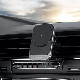 Автотримач із бездротовою зарядкою Proove Square Magnetic Pro 15W (WHSP15010004) [136214] - мініатюра 2