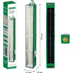 Кемпінговий ліхтар NEWVEW NV-E967T із сонячною панеллю, 4000mAh, Green (NWVW-NV-E967T-GN) - мініатюра 6