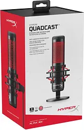 Мікрофон HyperX QuadCast (HX-MICQC-BK/4P5P6AA) [67621] - мініатюра 8