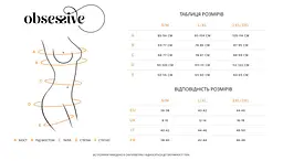 Бебі-дол Obsessive 838-BAB-3 babydoll & thong, L/XL, червоний, мереживний ліф, стрінги в комплекті - мініатюра 5
