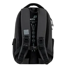 Рюкзак для старшої школи Kite Education teens 2578M Step Up Темно-сірий (K26-2578M-3) - мініатюра 6